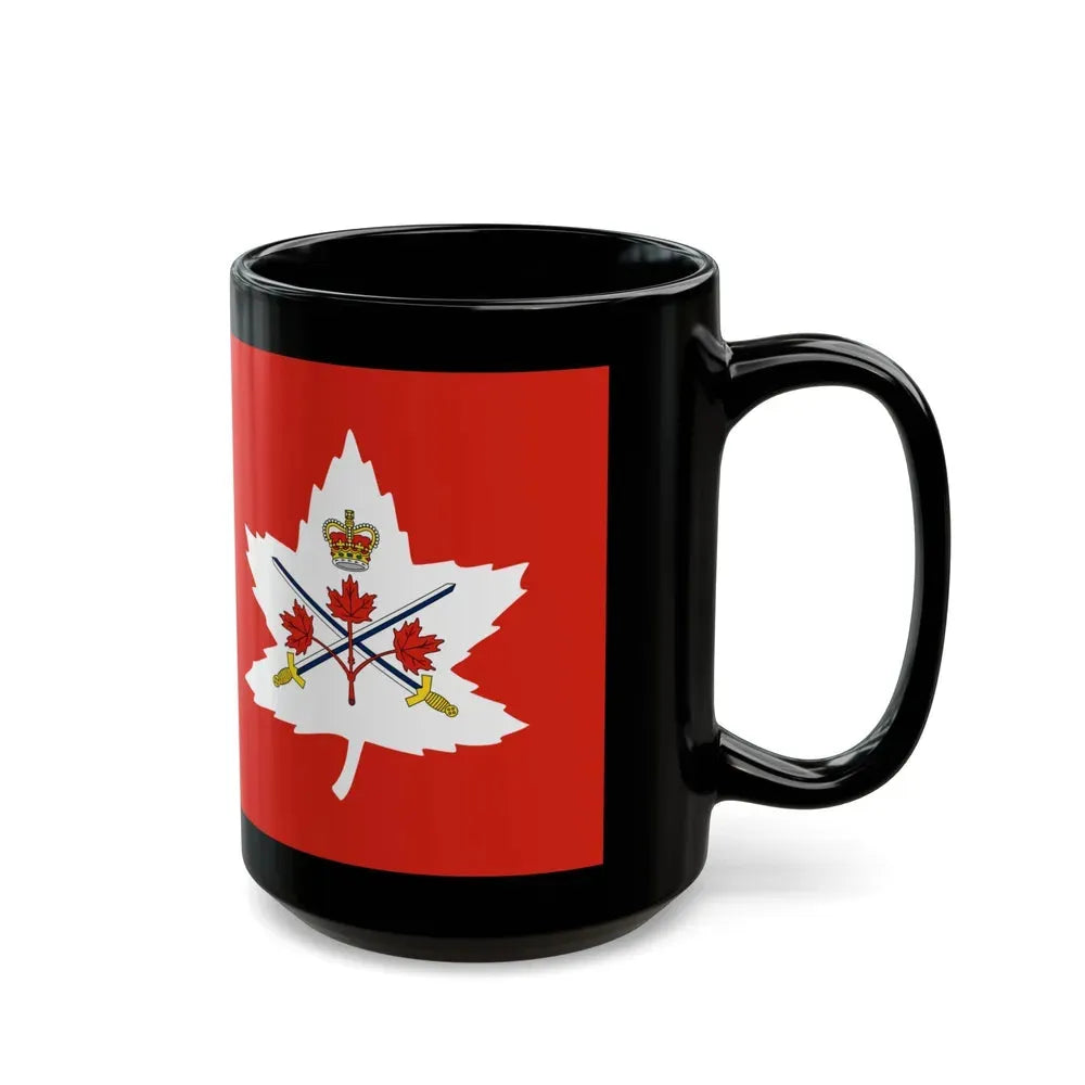 Flag of the Canadian Army - Black Coffee Mug - Go Mug Yourself