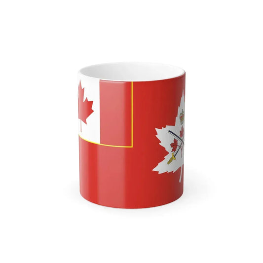 Flag of the Canadian Army - Color Changing Coffee Mug 11oz - Go Mug Yourself