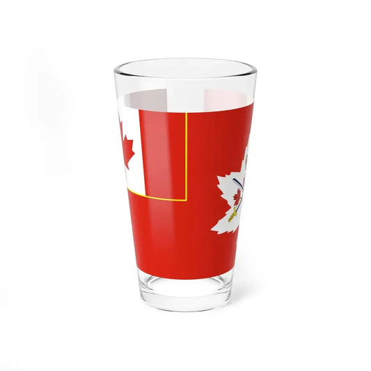 Flag of the Canadian Army - Pint Glass 16oz 16oz - Go Mug Yourself