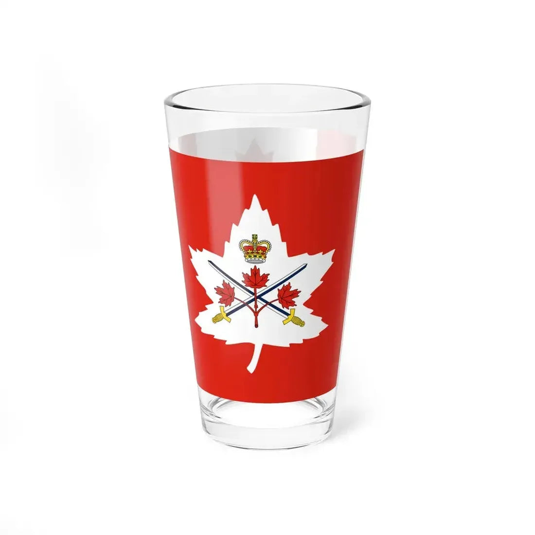 Flag of the Canadian Army - Pint Glass 16oz - Go Mug Yourself