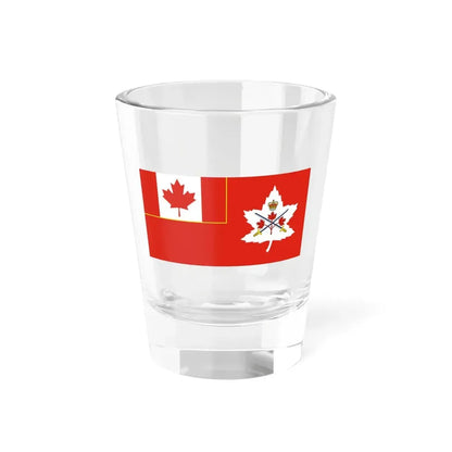 Flag of the Canadian Army - Shot Glass 1.5oz 1.5oz - Go Mug Yourself