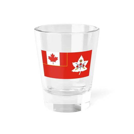 Flag of the Canadian Army - Shot Glass 1.5oz 1.5oz - Go Mug Yourself