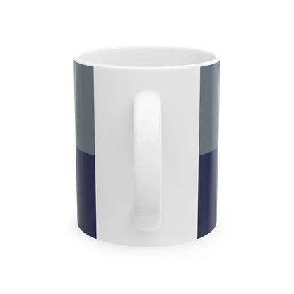 Flag of the Canadian Communications and Electronics Branch (Canada) White Coffee Mug - Go Mug Yourself