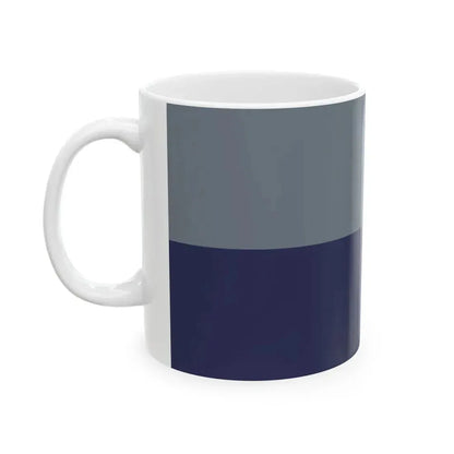 Flag of the Canadian Communications and Electronics Branch (Canada) White Coffee Mug - Go Mug Yourself