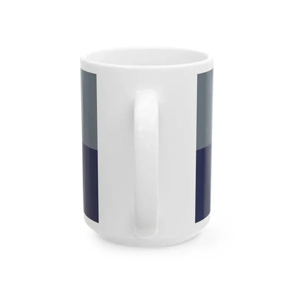 Flag of the Canadian Communications and Electronics Branch (Canada) White Coffee Mug - Go Mug Yourself