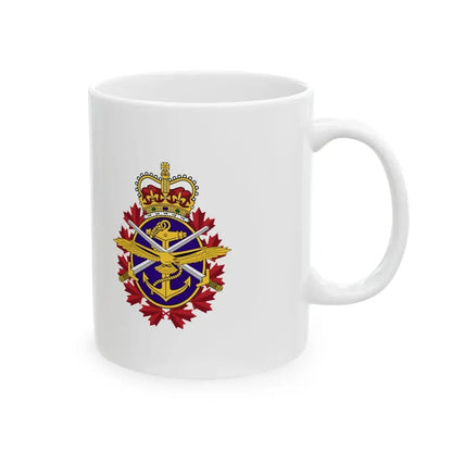 Flag of the Canadian Forces (Canada) White Coffee Mug - Go Mug Yourself