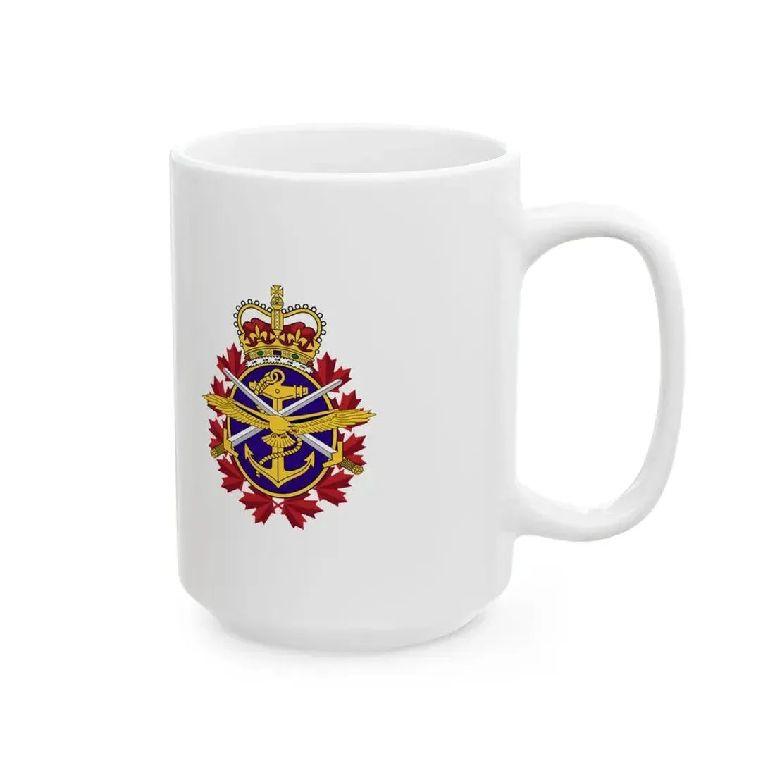 Flag of the Canadian Forces (Canada) White Coffee Mug - Go Mug Yourself