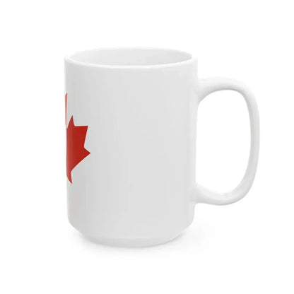 Flag of the Canadian Heraldic Authority (Canada) White Coffee Mug - Go Mug Yourself
