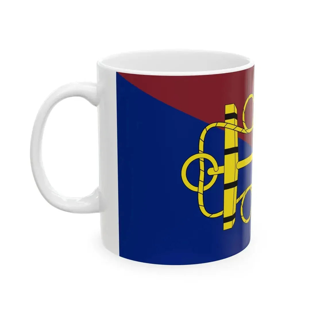 Flag of the Canadian Navy Board (Canada) White Coffee Mug - Go Mug Yourself