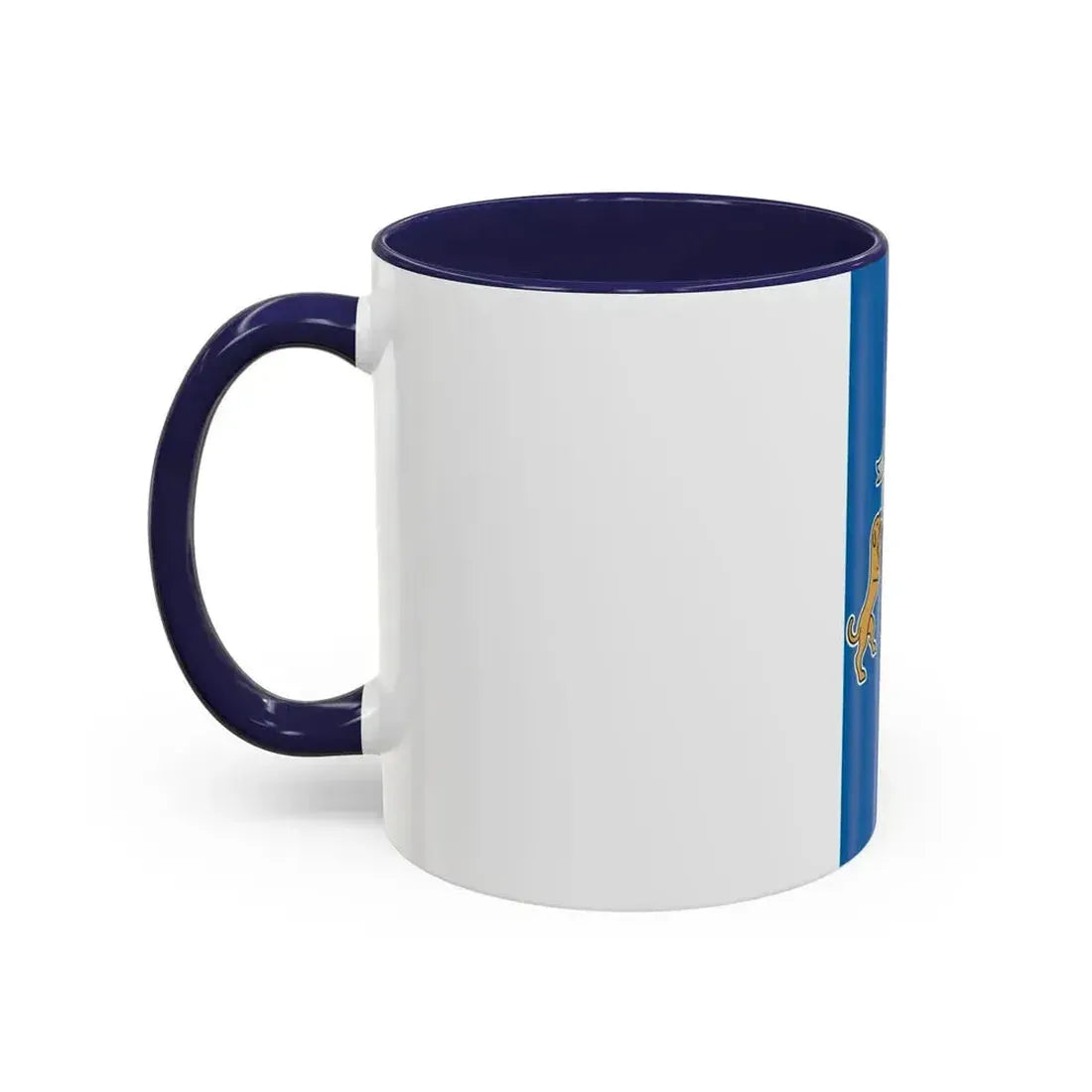 Flag of the Canary Islands Spain - Accent Coffee Mug - Go Mug Yourself