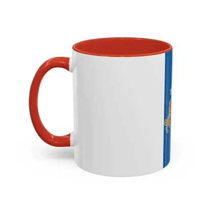 Flag of the Canary Islands Spain - Accent Coffee Mug - Go Mug Yourself