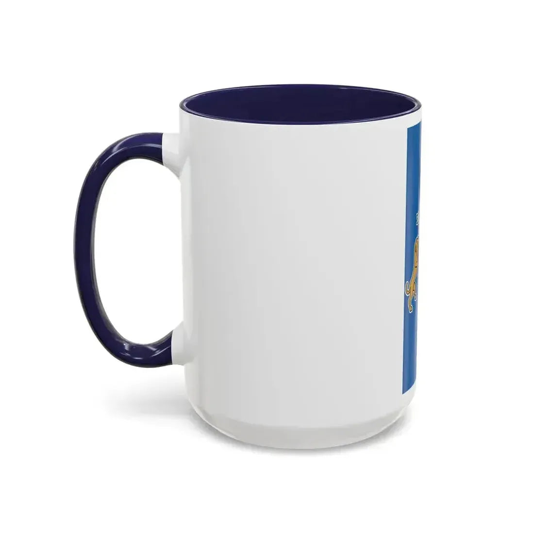 Flag of the Canary Islands Spain - Accent Coffee Mug - Go Mug Yourself