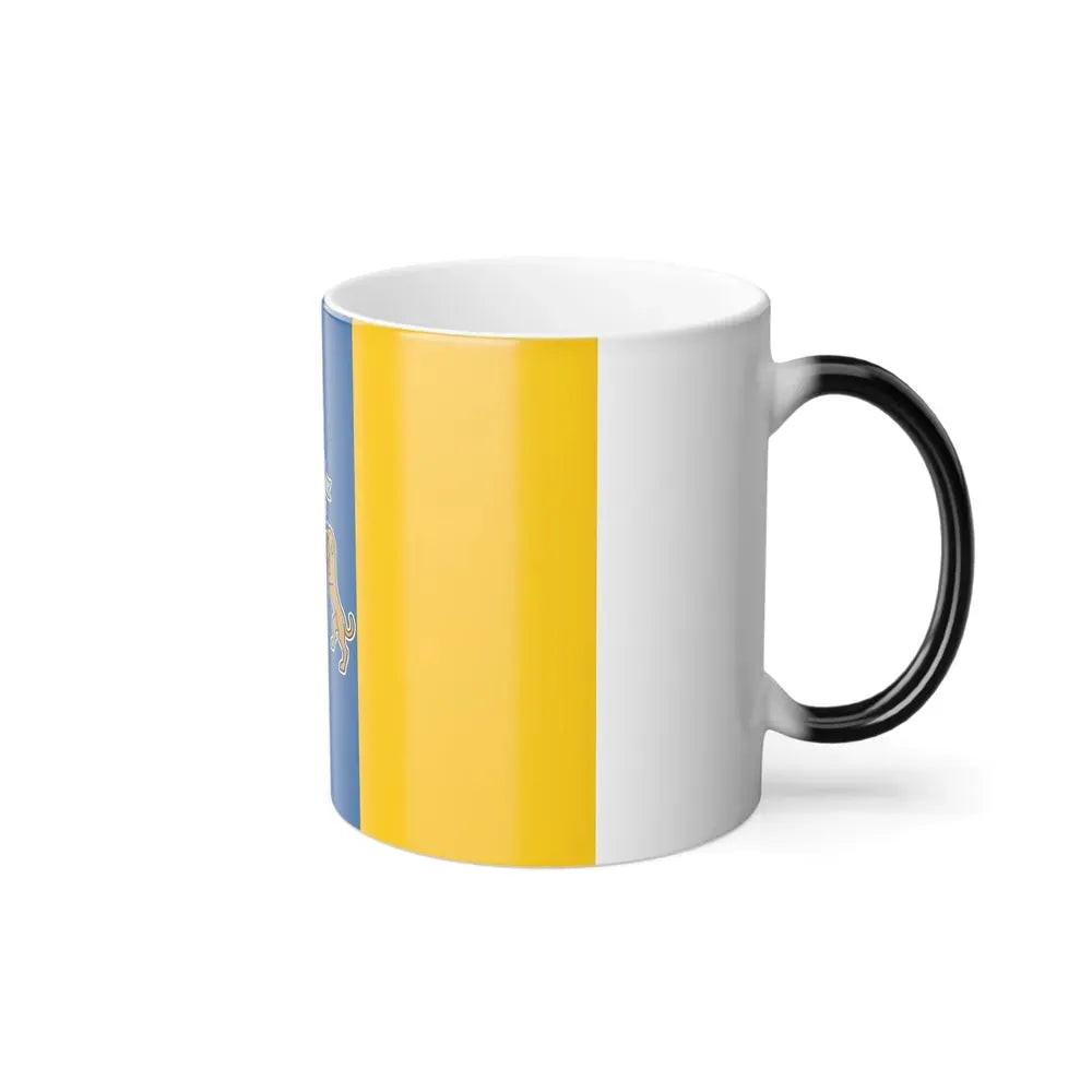 Flag of the Canary Islands Spain - Color Changing Coffee Mug - Go Mug Yourself