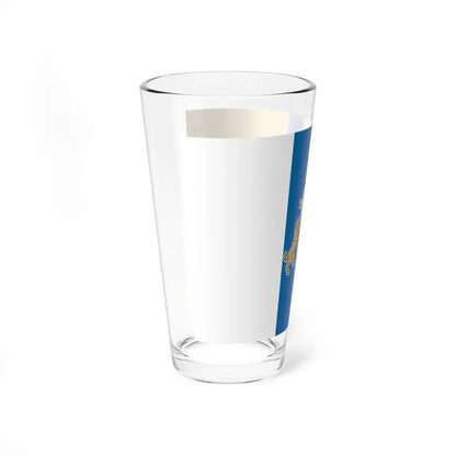 Flag of the Canary Islands Spain - Pint Glass 16oz - Go Mug Yourself