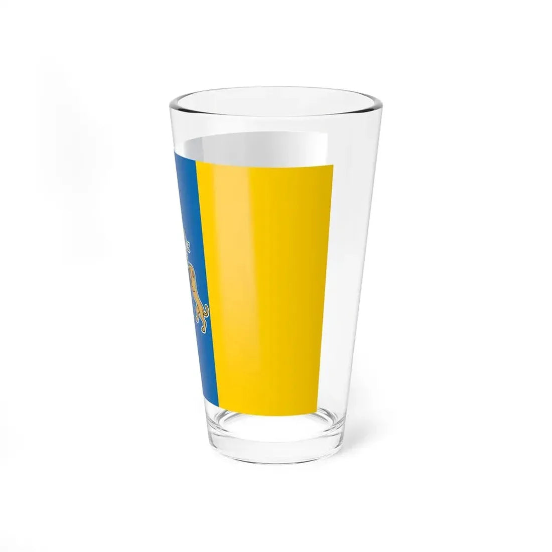 Flag of the Canary Islands Spain - Pint Glass 16oz - Go Mug Yourself