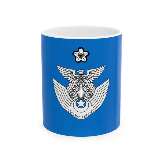 Flag of the Captain of the Air Self Defense Force Japan (Japan) White Coffee Mug 11oz - Go Mug Yourself