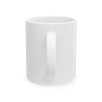 Flag of the CARC Party (Italy) White Coffee Mug - Go Mug Yourself