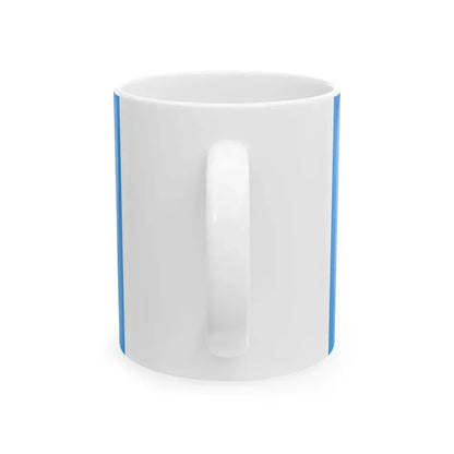 Flag of the CDS  Peoples Party (Portugal) White Coffee Mug - Go Mug Yourself