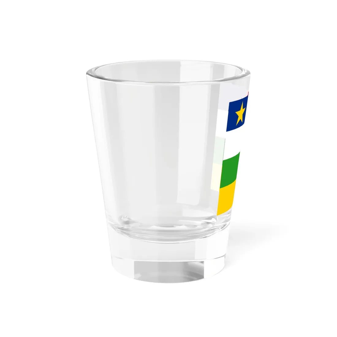 Flag of the Central African Republic 1-1 (Central African Republic) Shot Glass 1.5oz - Go Mug Yourself