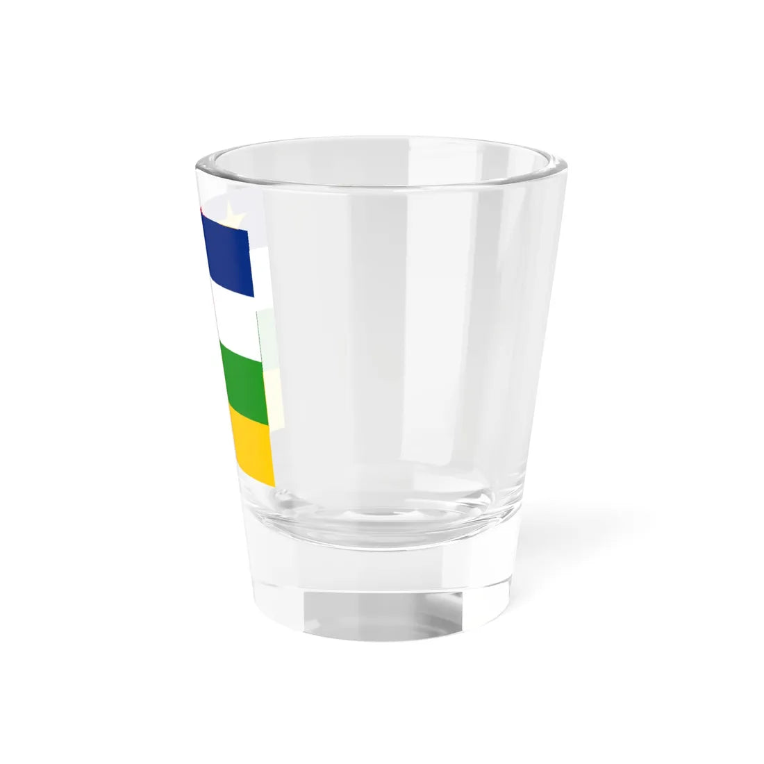 Flag of the Central African Republic 1-1 (Central African Republic) Shot Glass 1.5oz - Go Mug Yourself