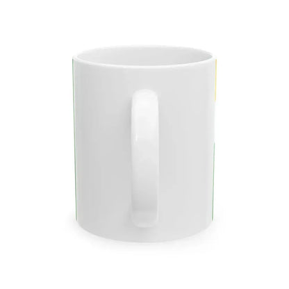 Flag of the Central African Republic 1976 proposal (Central African Republic) White Coffee Mug - Go Mug Yourself