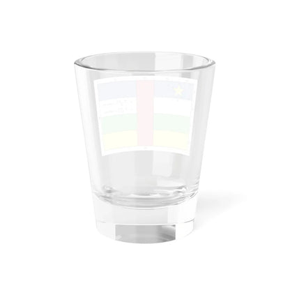 Flag of the Central African Republic construction sheet (Central African Republic) Shot Glass 1.5oz - Go Mug Yourself