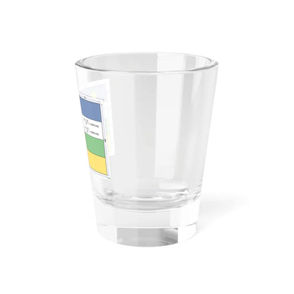 Flag of the Central African Republic construction sheet (Central African Republic) Shot Glass 1.5oz - Go Mug Yourself