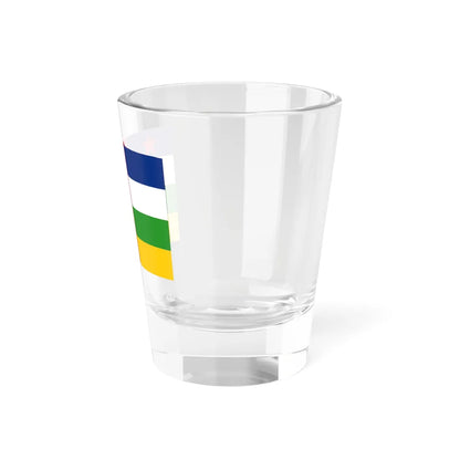 Flag of the Central African Republic red star (Central African Republic) Shot Glass 1.5oz - Go Mug Yourself