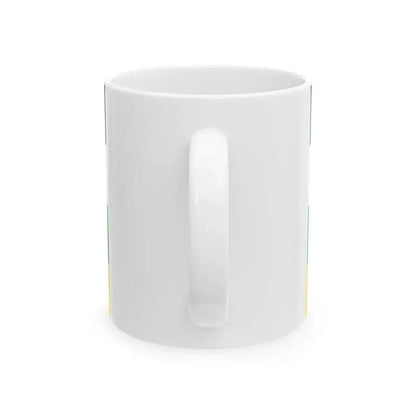 Flag of the Central African Republic red star (Central African Republic) White Coffee Mug - Go Mug Yourself