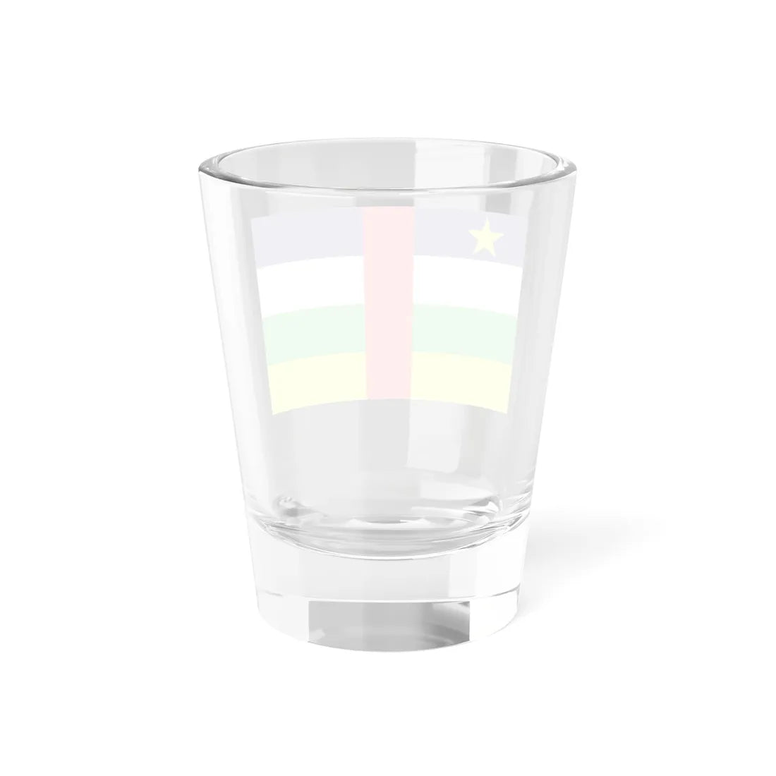 Flag of the Central African Republic WFB 2000 (Central African Republic) Shot Glass 1.5oz - Go Mug Yourself