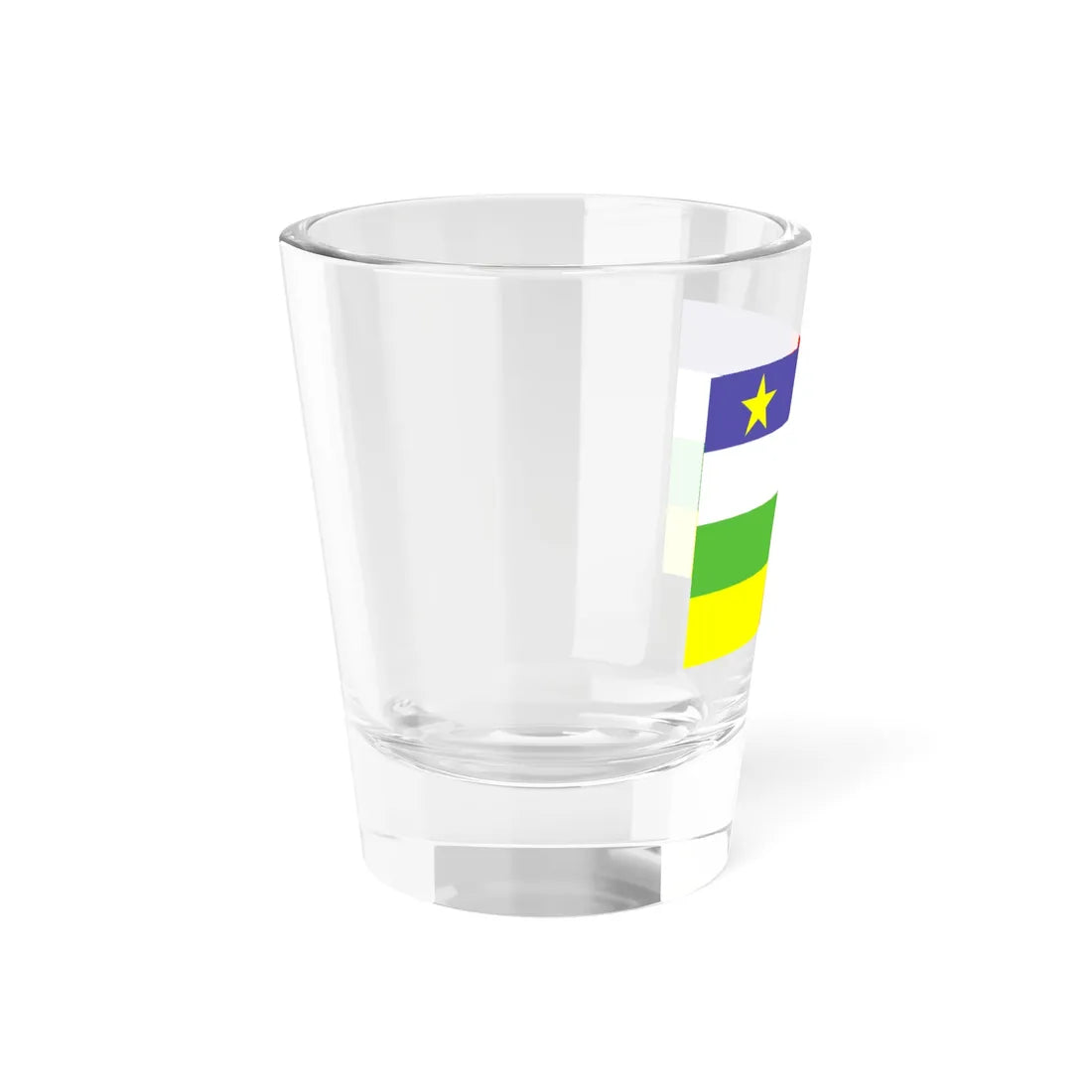 Flag of the Central African Republic WFB 2000 (Central African Republic) Shot Glass 1.5oz - Go Mug Yourself