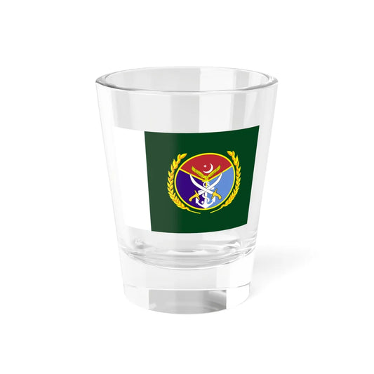 Flag of the Chairman Joint Chiefs of Staff Committee (Pakistan) Shot Glass 1.5oz 1.5oz - Go Mug Yourself