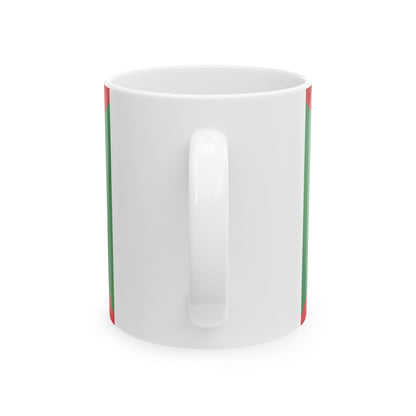 Flag of the Chairman of State Committee of Belarusian Frontier Guard (Belarus) White Coffee Mug-Go Mug Yourself