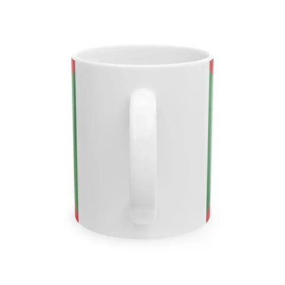 Flag of the Chairman of State Committee of Belarusian Frontier Guard (Belarus) White Coffee Mug - Go Mug Yourself