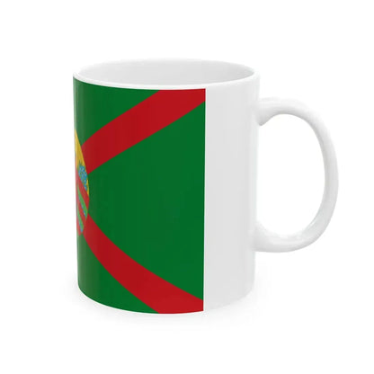 Flag of the Chairman of State Committee of Belarusian Frontier Guard (Belarus) White Coffee Mug - Go Mug Yourself