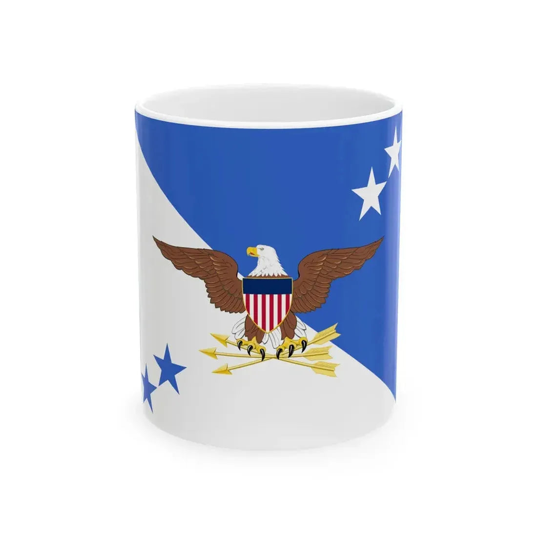 Flag of the Chairman of the U.S. Joint Chiefs of Staff (United States) White Coffee Mug 11oz - Go Mug Yourself