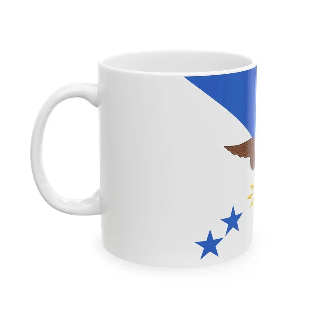 Flag of the Chairman of the U.S. Joint Chiefs of Staff (United States) White Coffee Mug - Go Mug Yourself