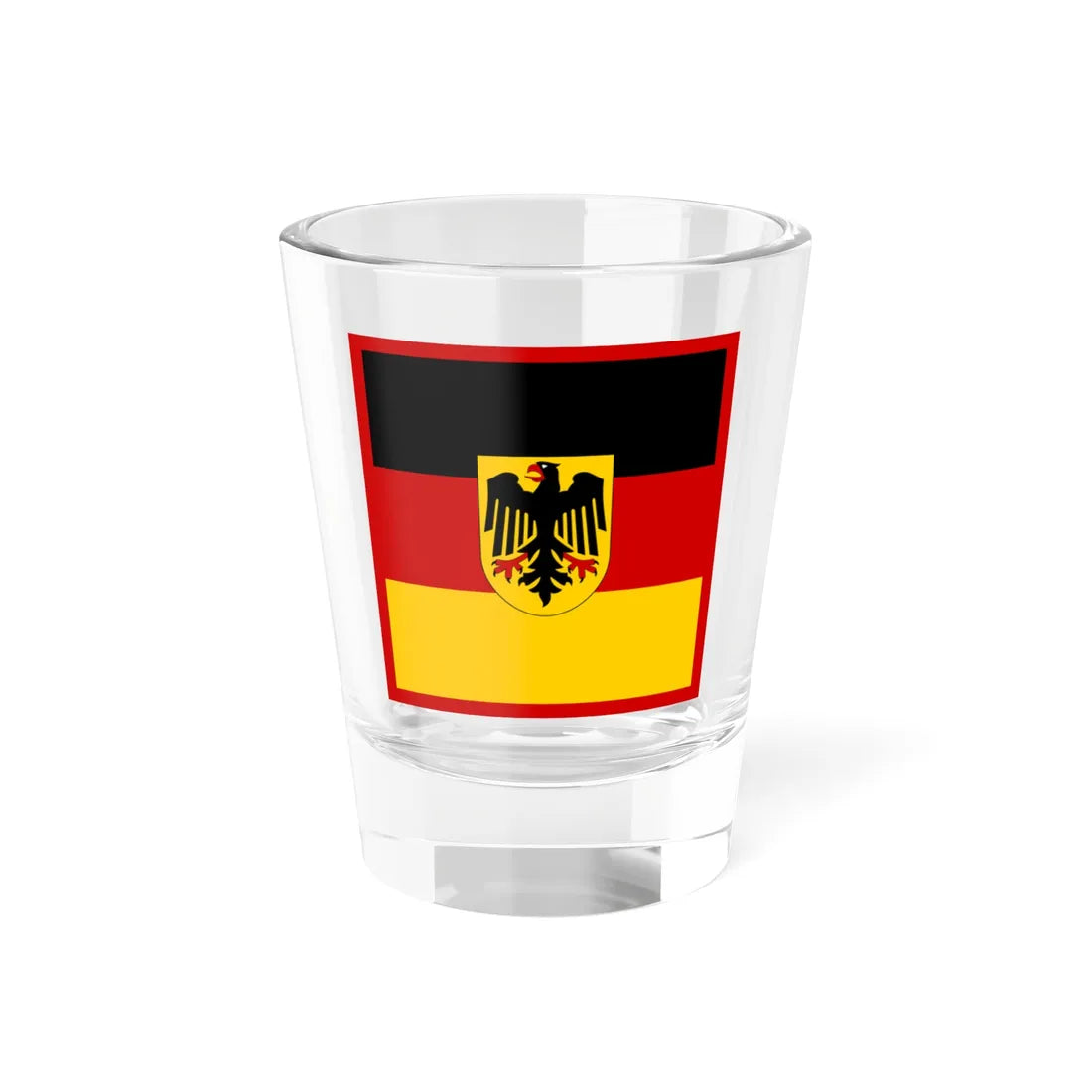 Flag of the Chancellor of Germany (Germany) Shot Glass 1.5oz 1.5oz - Go Mug Yourself