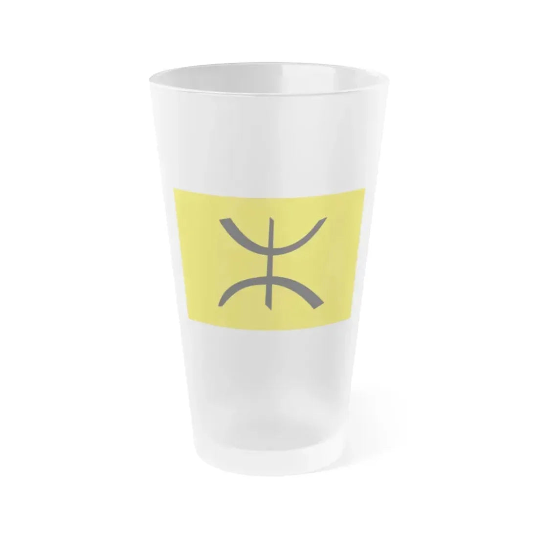 Flag of The Chaoui people - Frosted Pint Glass 16oz 16oz Frosted - Go Mug Yourself