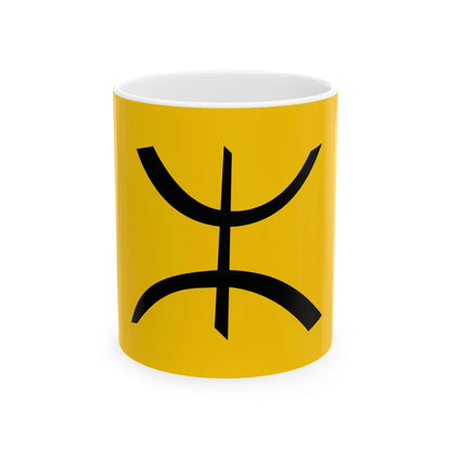 Flag of The Chaoui people - White Coffee Mug-11oz-Go Mug Yourself