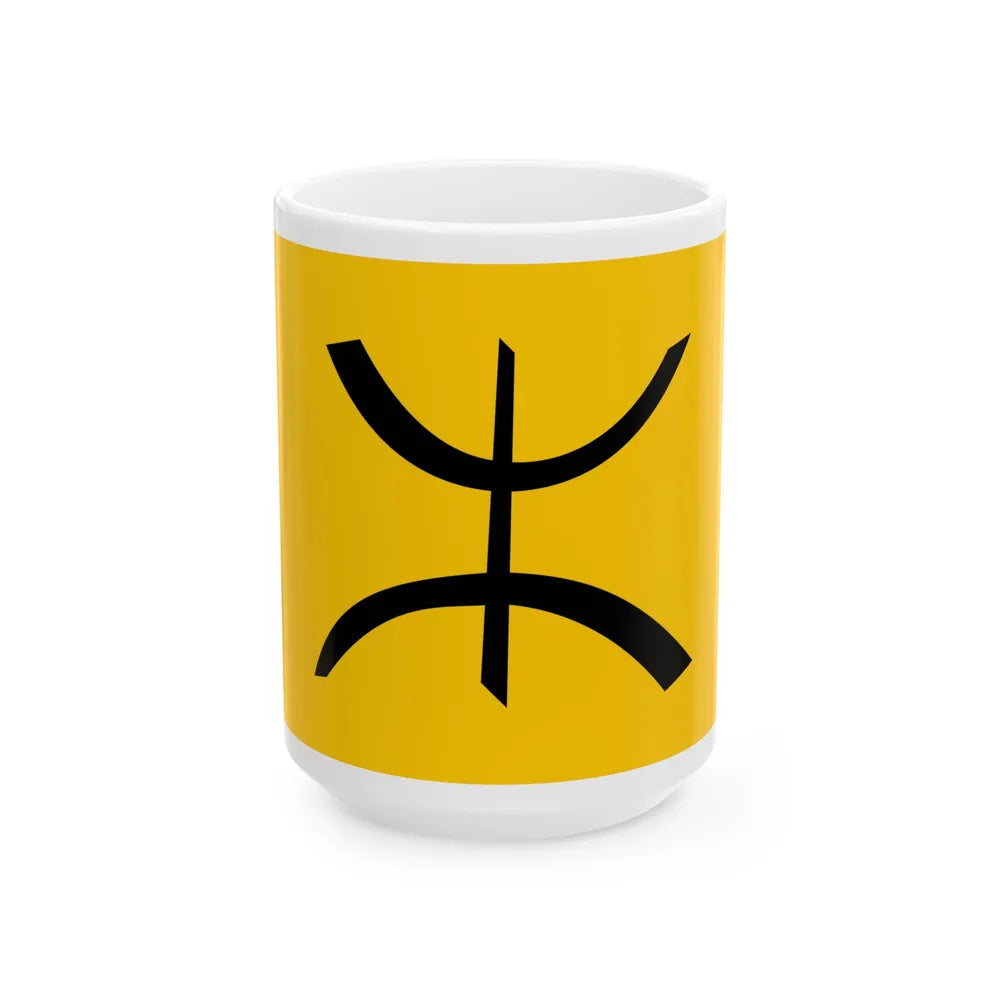 Flag of The Chaoui people - White Coffee Mug-15oz-Go Mug Yourself