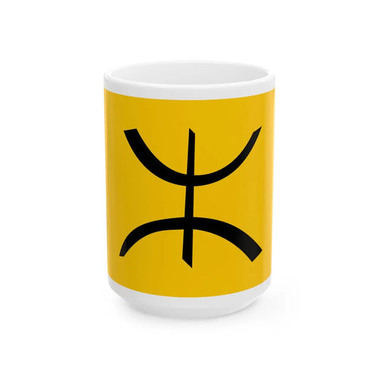 Flag of The Chaoui people - White Coffee Mug-15oz-Go Mug Yourself