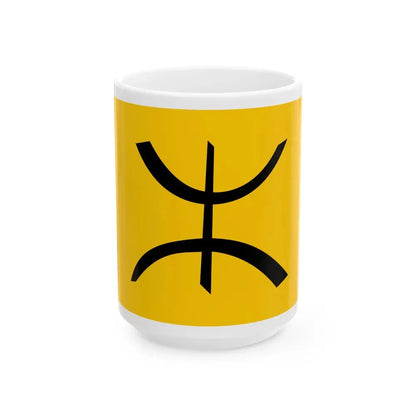 Flag of The Chaoui people - White Coffee Mug 15oz - Go Mug Yourself