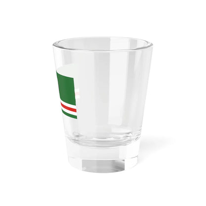 Flag of the Chechen Republic of Ichkeria with COA (Russia) Shot Glass 1.5oz - Go Mug Yourself
