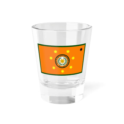 Flag of the Cherokee Nation (United States) Shot Glass 1.5oz 1.5oz - Go Mug Yourself