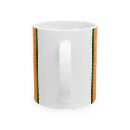Flag of the Cherokee Nation (United States) White Coffee Mug - Go Mug Yourself