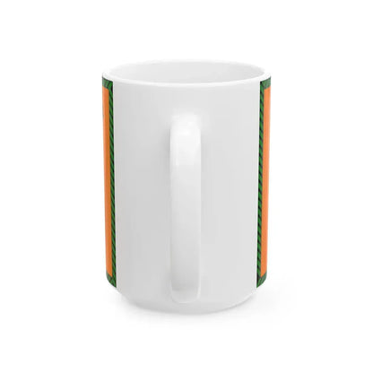 Flag of the Cherokee Nation (United States) White Coffee Mug - Go Mug Yourself