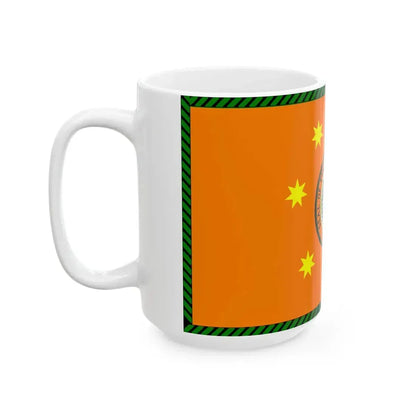 Flag of the Cherokee Nation (United States) White Coffee Mug - Go Mug Yourself