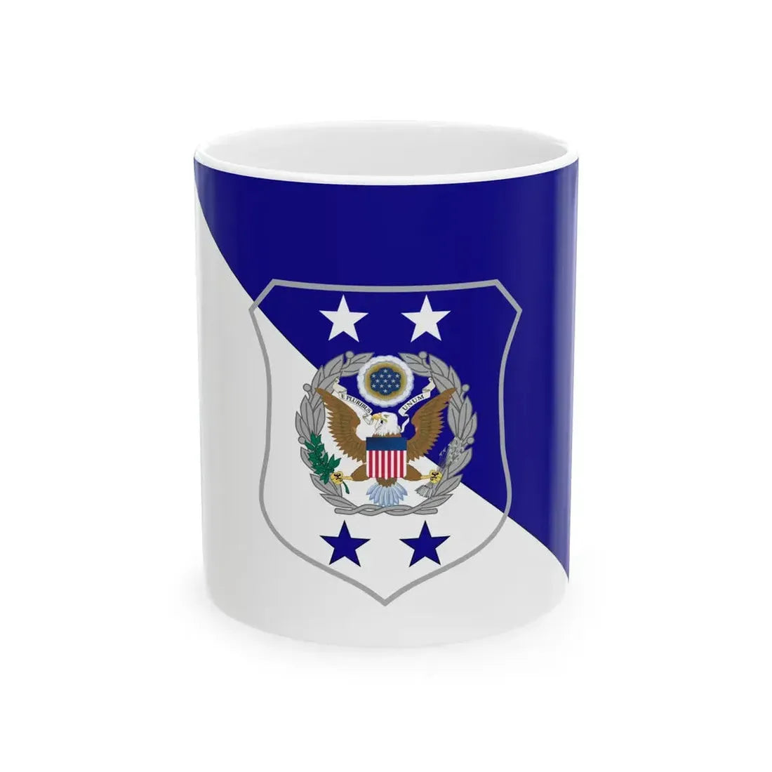 Flag of the Chief Master Sergeant of the Air Force (United States) White Coffee Mug 11oz - Go Mug Yourself