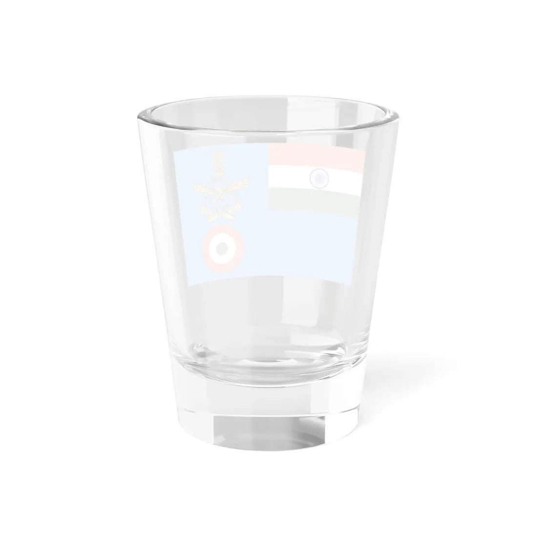 Flag of the Chief of Air Staff and Air Chief Marshal of the Indian Air Force (India) (Coat of Arms) Shot Glass 1.5oz - Go Mug Yourself